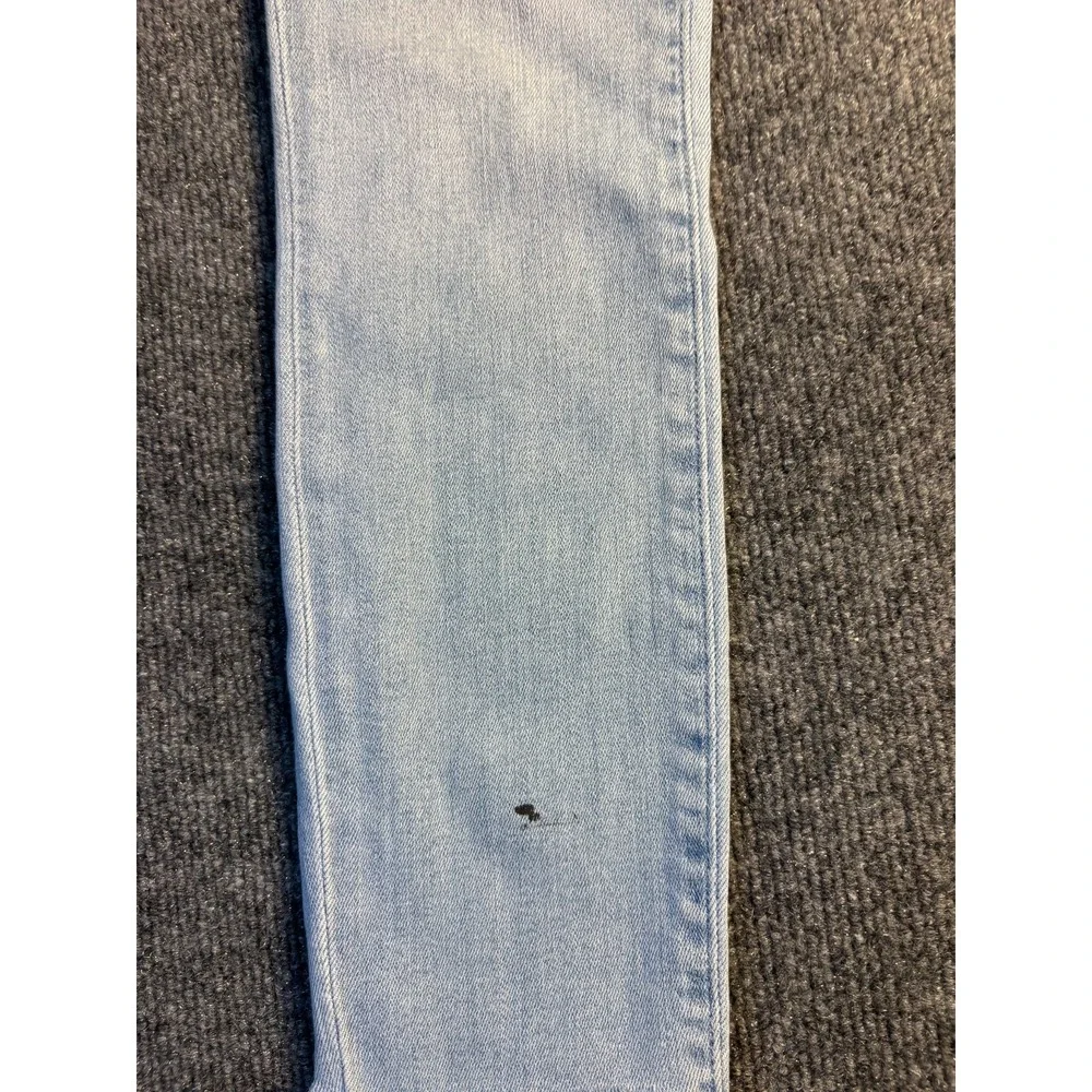 Abercrombie & Fitch Jeans Women's‎ 2R Blue Denim Harper Low Rise Ankle Raw Hem